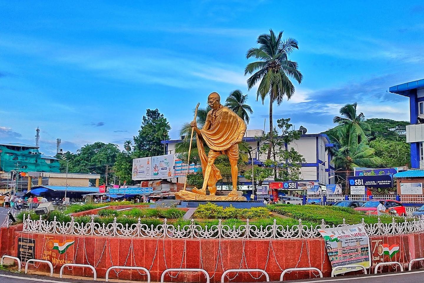 Gandhi Statue Circle Port Blair